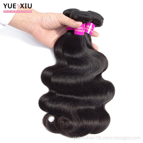 Remy hair 100 human hair 1 pcs body wave bundles mink  raw hair bundles vendors